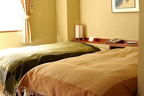 Twin Room with Tatami Area and Shared Bathroom