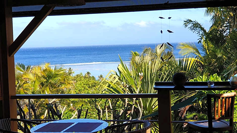 Poz Lagon - chambre d'hôtes - Bungalow pour 2 personnes - Jacuzzi privatif - petit déjeuner - Vue sur le lagon