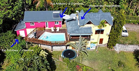 Kaz Kalina - Gîtes avec piscine partagée