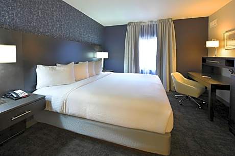 One-Bedroom King Suite with Communications Accessible Roll-In Shower