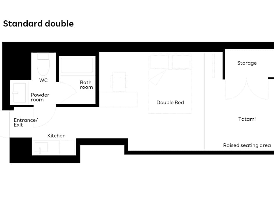 Rakuten STAY Kokura Station Standard Double Room