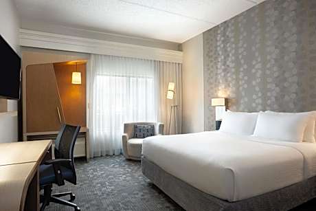 King Room with Sofa Bed and Roll-in Shower - Mobility Accessible