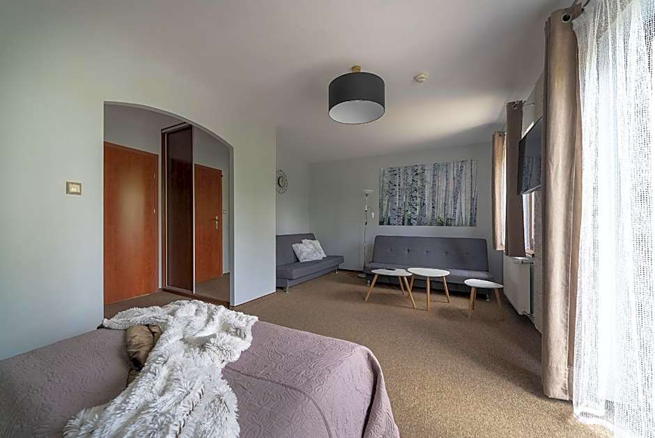 Nefryt - lodówka i czajnik w pokoju, dwa aneksy kuchenne ogólnodostępne, duży parking