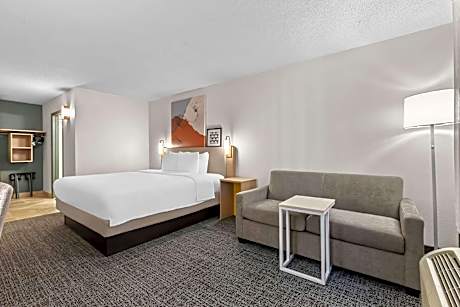 1 King Bed