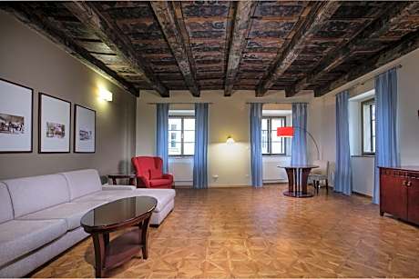 One-Bedroom Heritage Suite with Charles Bridge Tower View