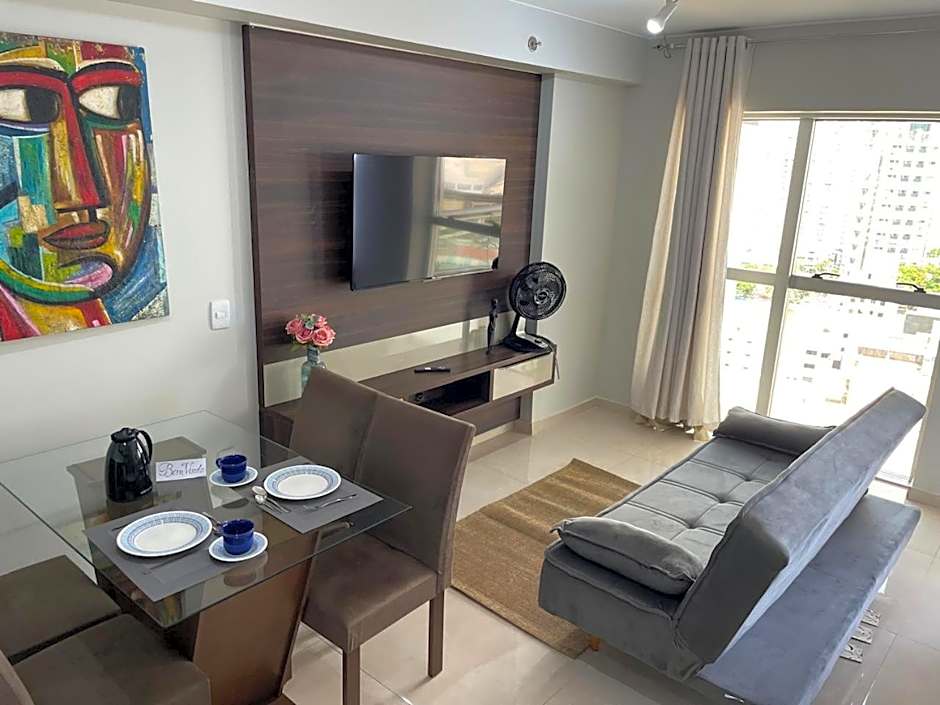 Apartamento Águas Claras, 13⁰ andar, nascente. Vista livre. Wi-Fi veloz. Academia e piscina.