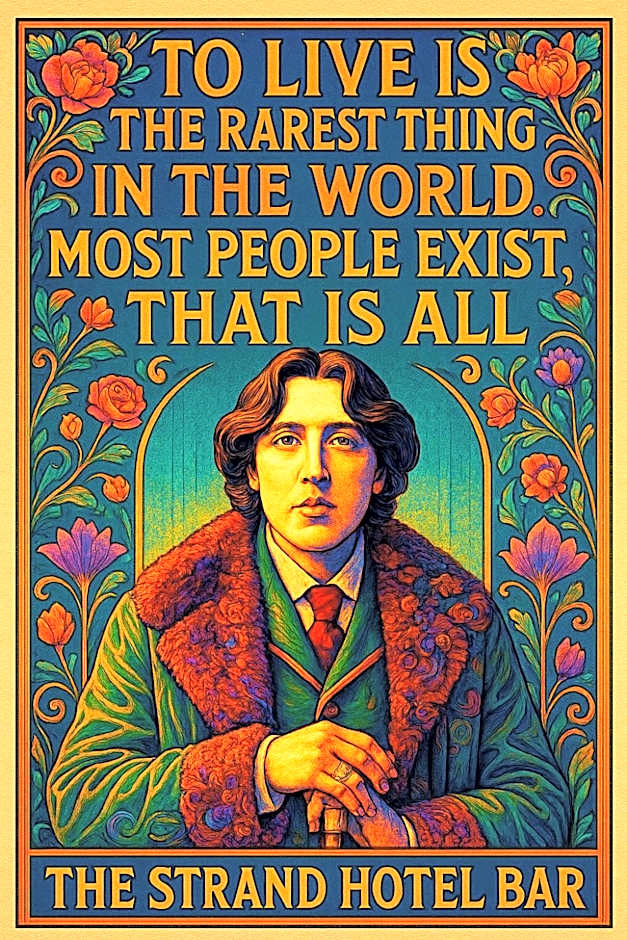 The Strand Hotel, the former residence of Oscar Wilde