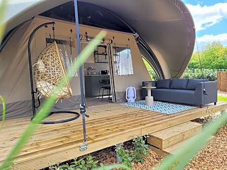 Glampinglodge 2 pers met hottub