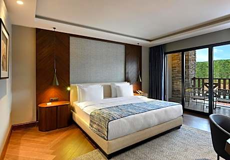 Comfort Suite with King Size Bed, Pond and Forest View