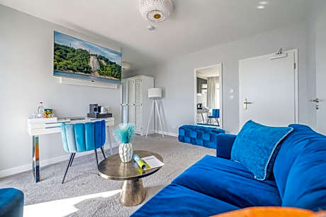 Classic family room with balcony