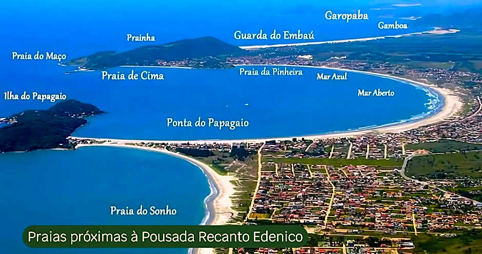 Pousada Recanto Edênico - à beira mar da Praia Ponta do Papagaio, Palhoça SC