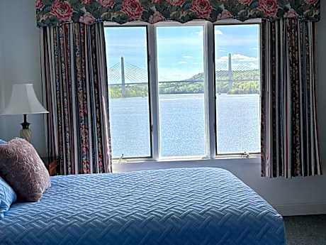 Double Room with Two Double Beds and River View