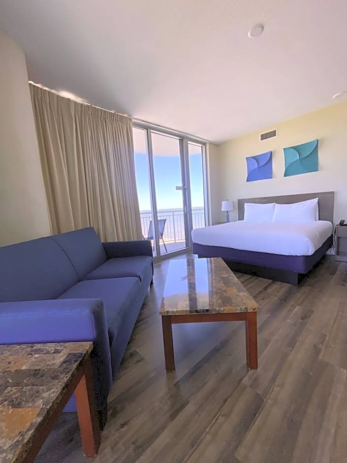 Photo 1 of 12 of Deluxe Studio, Accessible, Roll in Shower, Partial Ocean View