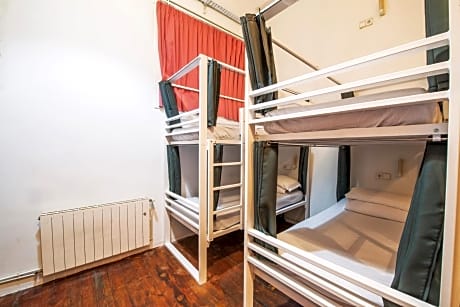 Bed in 14-Bed Mixed Dorm Shared Bathroom