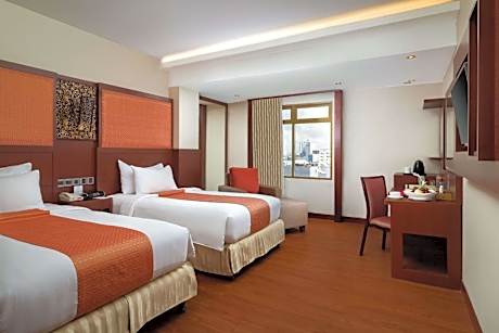 Deluxe Twin Room with Bath Tub and City View