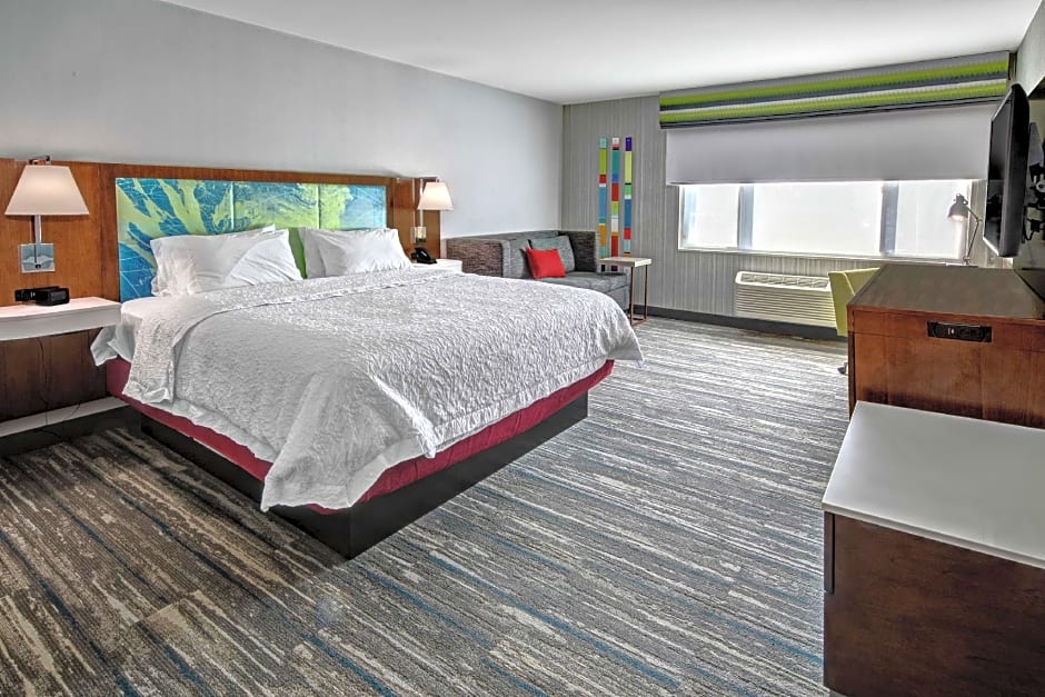 Photo 1 of 2 of 1 King Bed with Sofabed, Hearing/Mobility Accessible, Roll in Shower