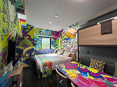 Japanese Concept Room with Washing Machine