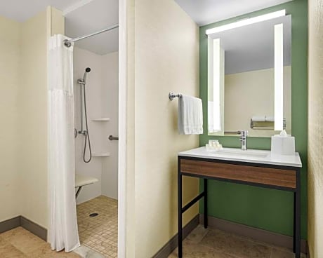 2 Queen Mobility/Hearing Access W/ Ri Shower