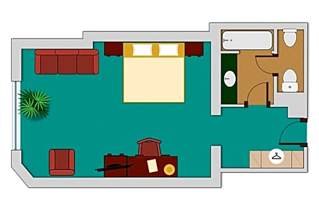 Supreme Double Room with Spa Street View and Entry to Wellness