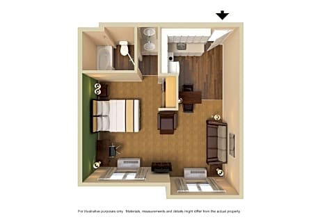 Studio with 1 King Bed - Non-Smoking