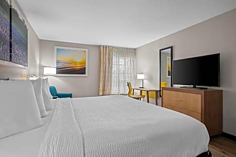 King Room with Roll-In Shower - Mobility/Hearing Accessible - Non-Smoking