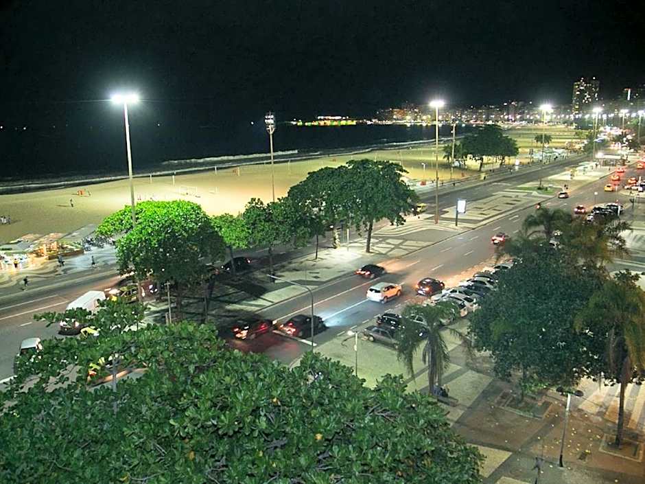 Deslumbrante vista para a Praia de Copacabana.