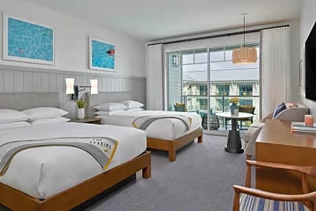 Oceanfront Queen Room with Two Queen Beds
