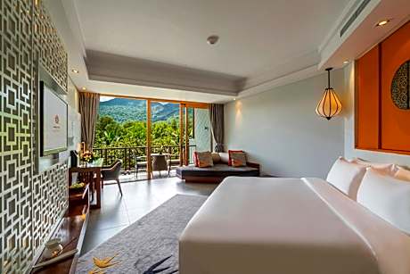 Grand King Room with Balcony and Garden View