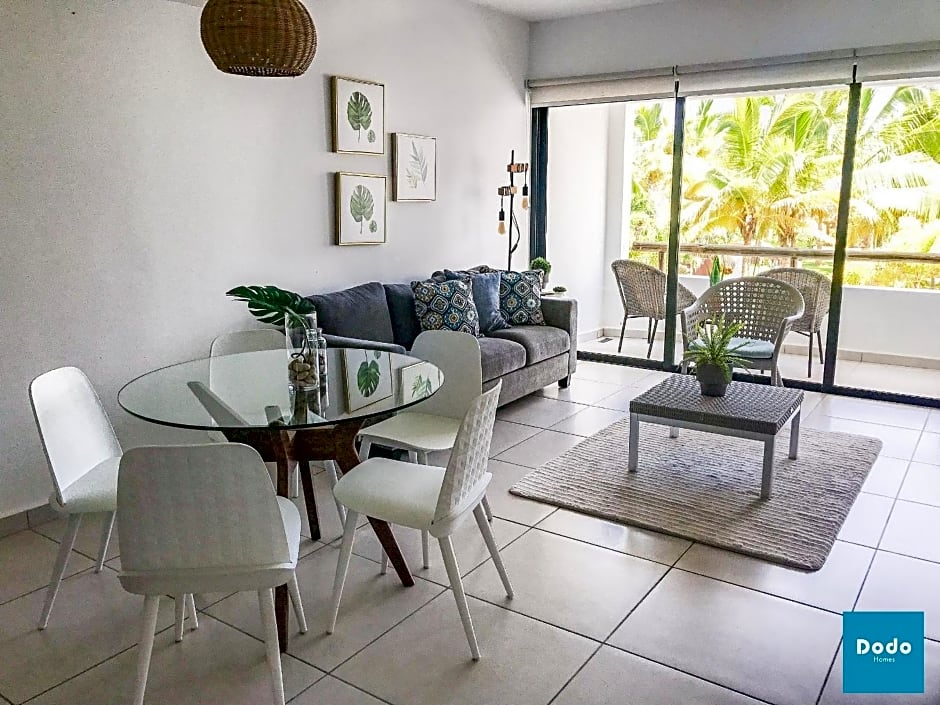 Residencial privado con alberca a 3 min. de la playa