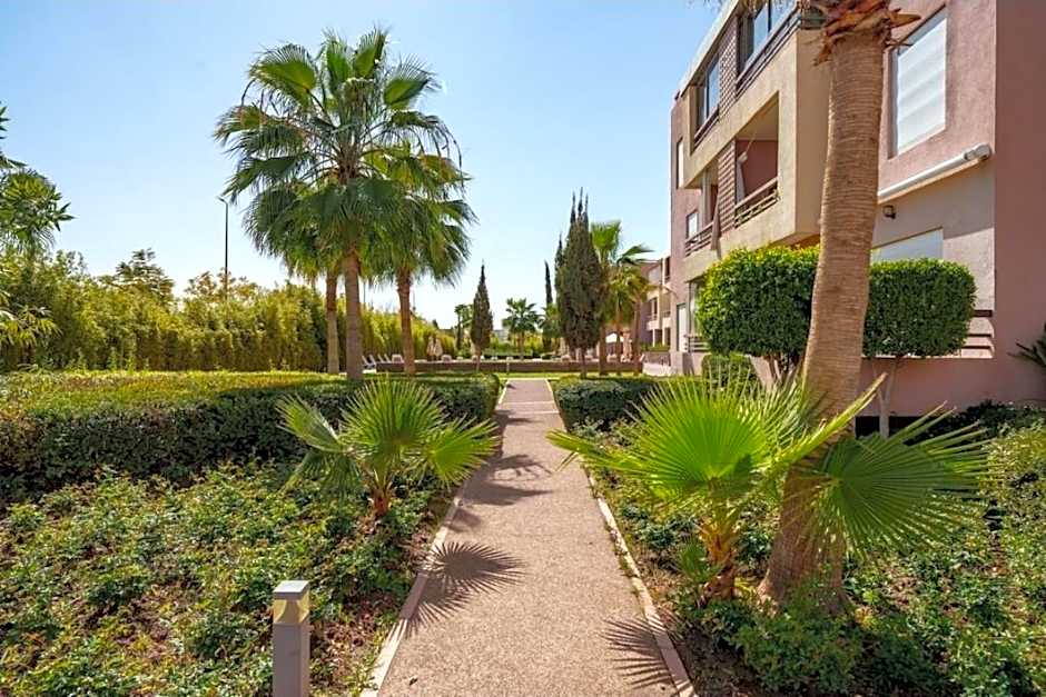 Modern 2BR Apartment with Pool & Secure Parking in Marrakech