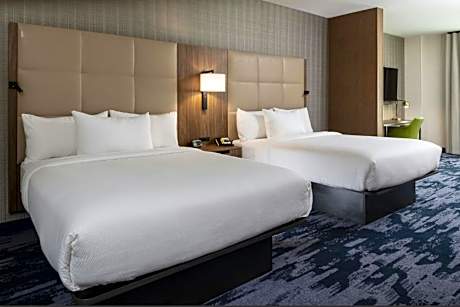 Queen Suite with Two Queen Beds and Sofa Bed