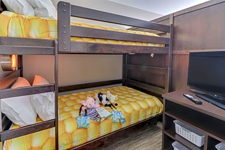 Queen Suite with One Bunk Bed