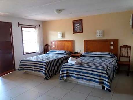 Double Room with Two Double Beds with Garden View