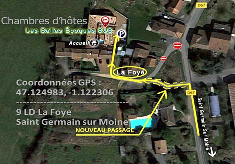 LES BELLES ÉPOQUES B&B - Proche Puy du Fou