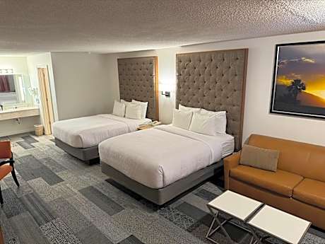 Deluxe with Two Queen Beds & Sleeper Sofa No Pets
