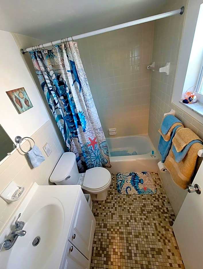 Searenity, Waterside studio in the heart of Treasure Island, walk to beach