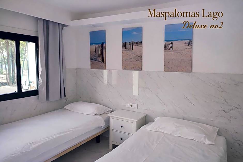Maspalomas Lago Canary Sunset
