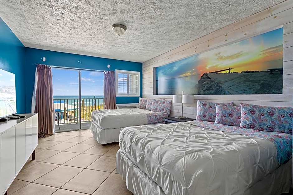 Oceanfront Inn, Private Balcony, 2 Full Beds #16