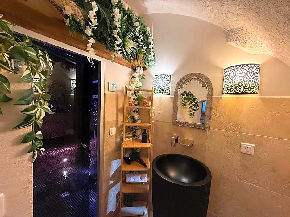 Évasion duo, Suite Atypique privative, Hammam & Balnéo