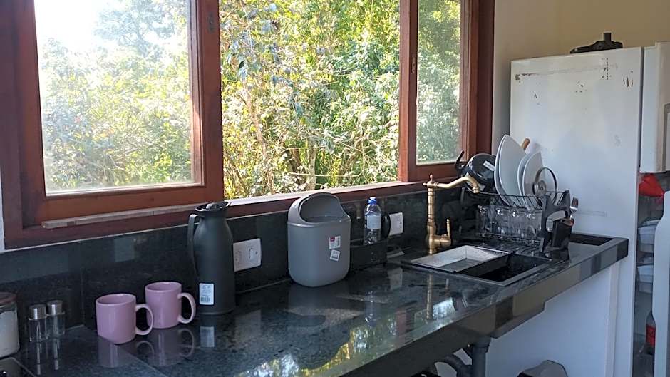 Ecocasa azul - Chalé na mata