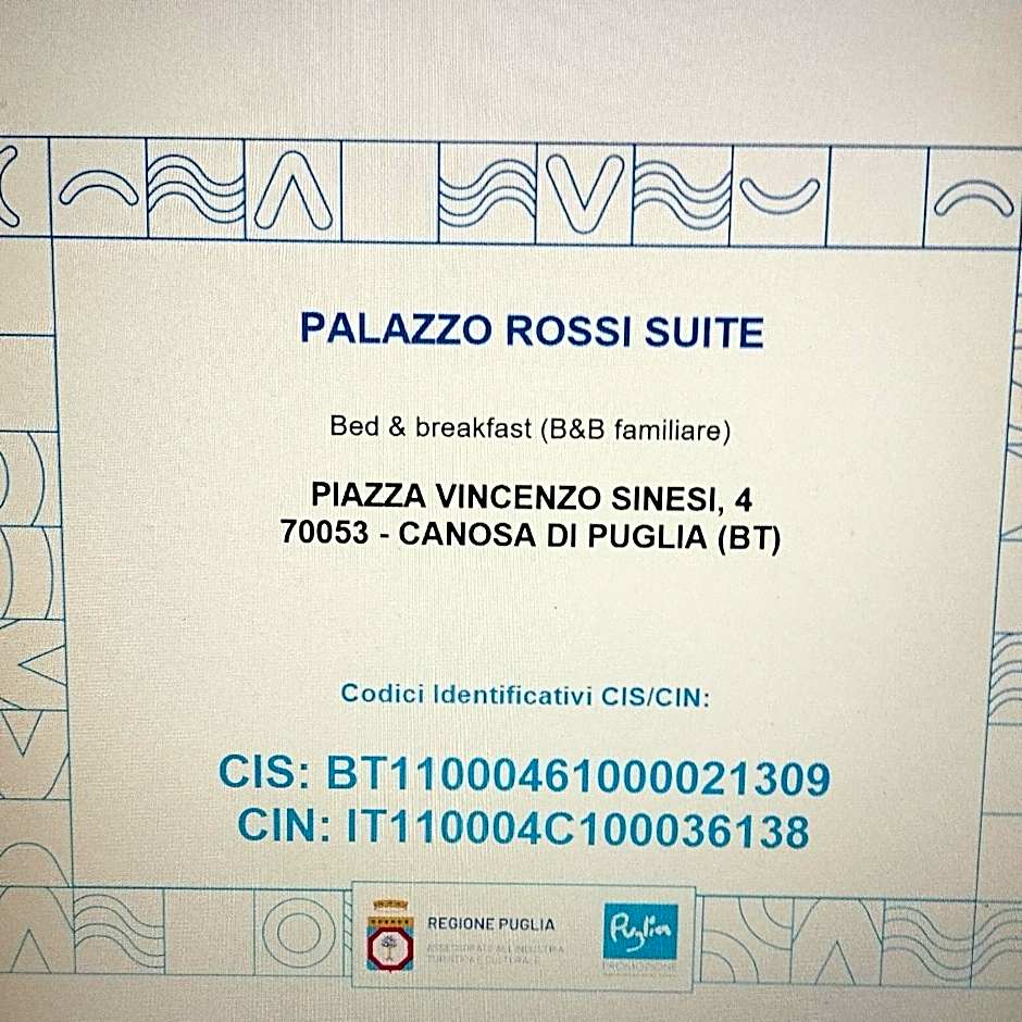 Palazzo Rossi suite