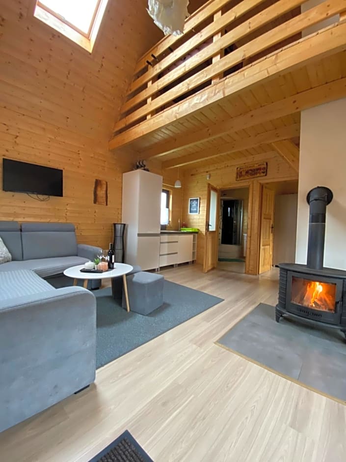 Dolina Bella - ogrzewany domek z balią, sauną i kominkiem w sercu Kaszub