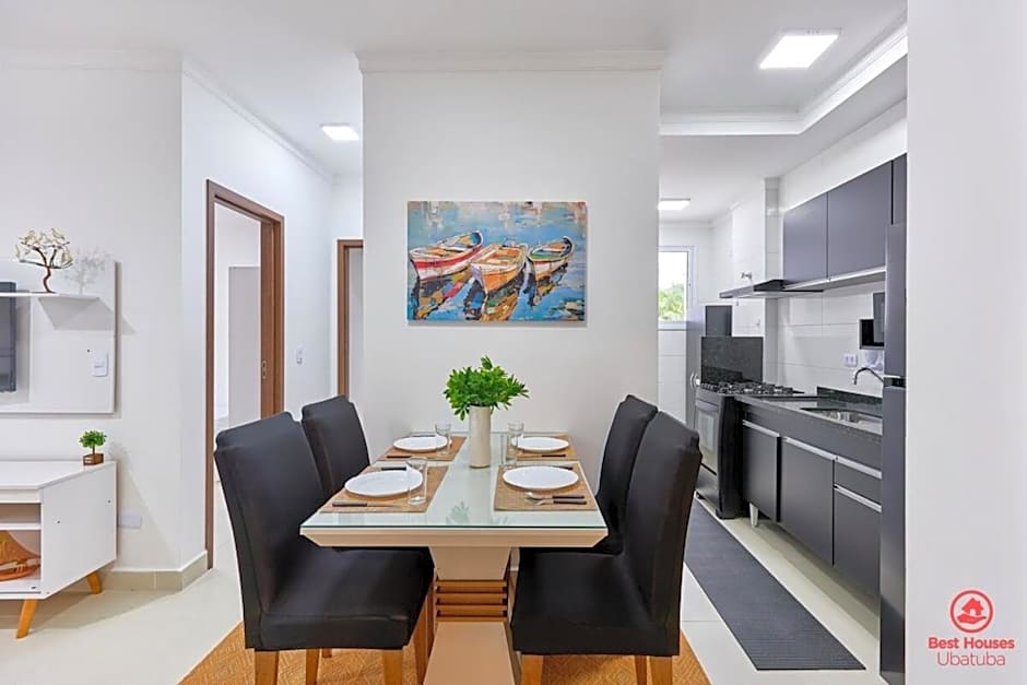 BH28: 1 Quadra d Praia, Ar, Churrasqueira, Piscina