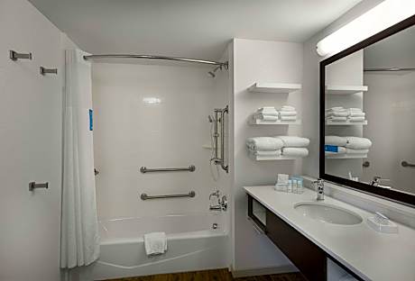 2 Queen Mobility Access Tub Studio Nosmok Sofabed/microwv/fridge/wet Bar/hdtv/ Work Area/free Wi-fi/