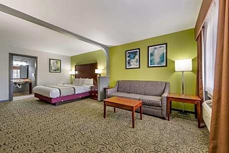 King Suite with Roll-In Shower and Spa Bath and Sofa - Disability/Non-Smoking