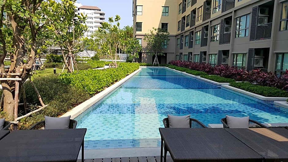 The Relaxing Room Pool Access at Rain Resort Condominium Cha Am- Hua Hin