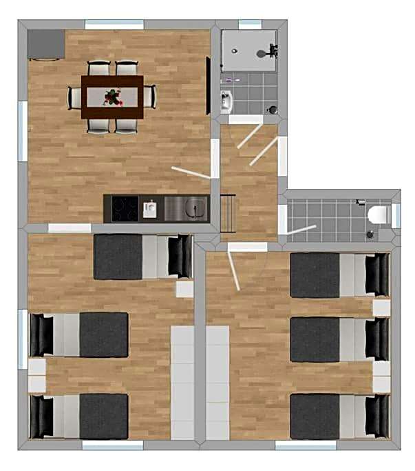 SAD802 - Zentrale Monteurwohnung