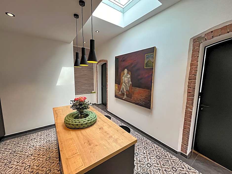 Glashaus mit 3 Gästezimmer