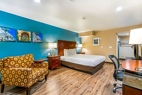 1 King Accessible Room with Bathtub