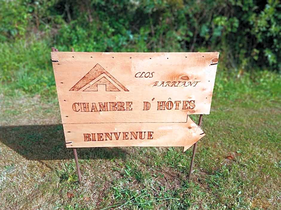 La chambre du Clos Barriant